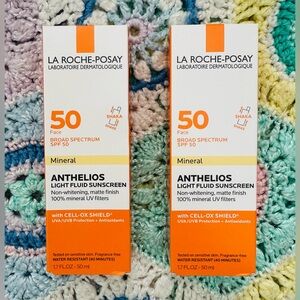 La Roche-Posay Anthelios Mineral Fluid Sunscreen SPF 50 Bundle